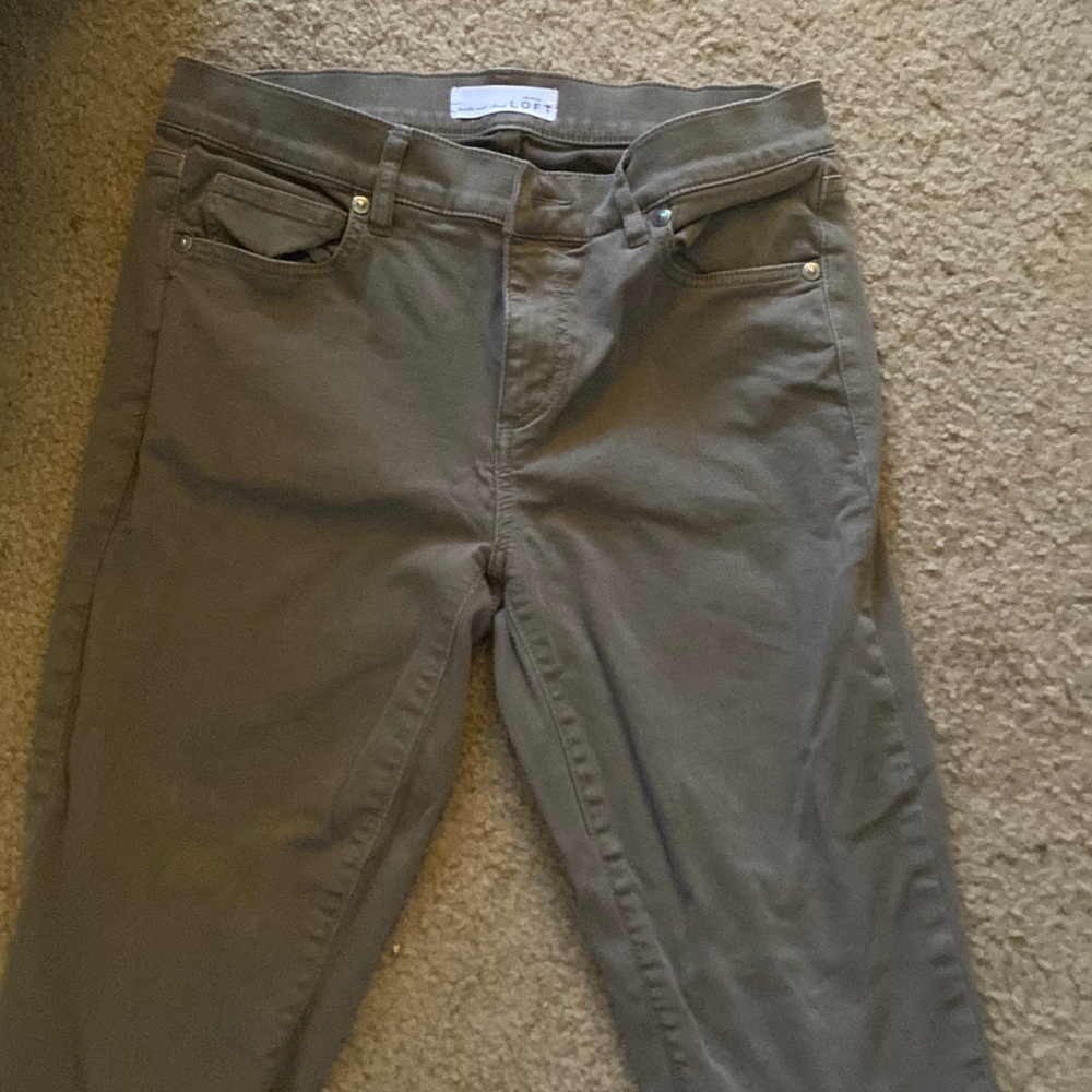 Ann Taylor Loft skinny crop jeans
